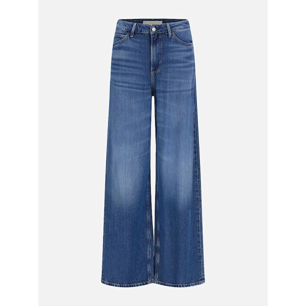 W3GA82D4MU4-SNNM-ALTGHOST Γυναικείο Παντελόνι Jeans  με φαρδιά μπατζάκια GUESS W3GA82D4MU4 - Image 4