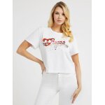 Γυναικεία Μπλούζα T-shirt με λογότυπο με στρας GUESS Λευκό W3GI33KB3P0-G011