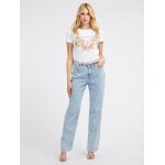 Γυναικεία Μπλούζα T-shirt με τριγωνικό λογότυπο GUESS Λευκό W3GI41J1314-G011 - Image 2