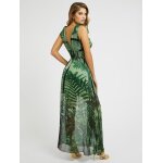 Μακρύ φόρεμα από μικτό μετάξι GUESS W3GK50WE550 - Image 2
