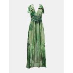 Μακρύ φόρεμα από μικτό μετάξι GUESS W3GK50WE550 - Image 4