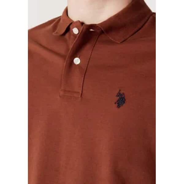 Ανδρικό Polo U.S.ROLO ASSN 65079-41029-169 Καφέ - Image 4