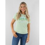 Γυναικεία Μπλούζα T-shirt με λογότυπο με στρας GUESS Μέντα W3GI34I3Z14-G8E7
