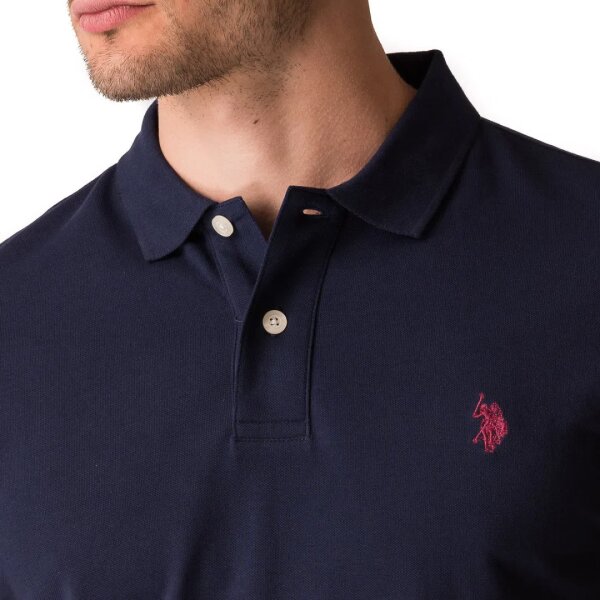 us-polo-assn-mplouza-65079-41029-179-2 Ανδρικό Polo U.S.ROLO ASSN 65079-41029-179 Μπλέ Σκούρο - Image 3
