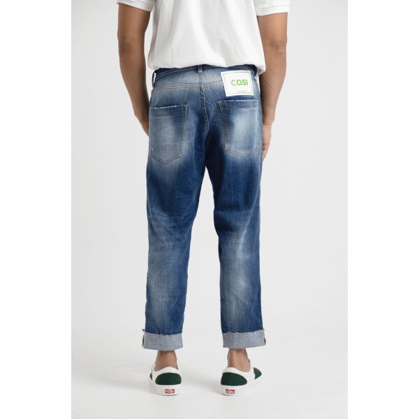 zuretti-7-back Ανδρικό Παντελόνι COSI JEANS 61-ZURETTI 7 Μπλέ Σκούρο - Image 2