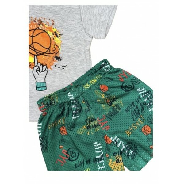 ΠΑΙΔΙΚΟ ΣΕΤ ΓΙΑ ΑΓΟΡΙ 1-5 ΕΤΩΝ BASKET ΠΡΑΣΙΝΟ JOYCE  2312140 - Image 2