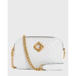 Mini τσάντα χιαστί nerina καπιτονέ GUESS GA875714-WHITE - Image 2