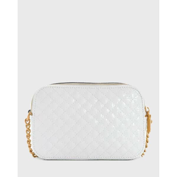 Mini τσάντα χιαστί nerina καπιτονέ GUESS GA875714-WHITE - Image 3