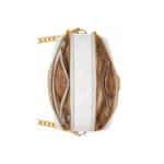 Mini τσάντα χιαστί nerina καπιτονέ GUESS GA875714-WHITE - Image 4