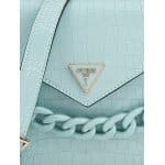ΓΥΝΑΙΚΕΙΑ ΤΣΑΝΤΑ GUESS CORINA MINI TOP HANDLE FLAP CI876678-BLUE - Image 2