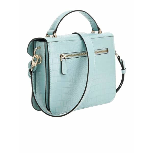 2_1025_1 ΓΥΝΑΙΚΕΙΑ ΤΣΑΝΤΑ GUESS CORINA MINI TOP HANDLE FLAP CI876678-BLUE - Image 4