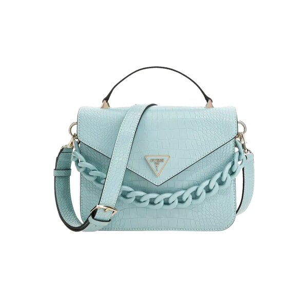3_934_1 ΓΥΝΑΙΚΕΙΑ ΤΣΑΝΤΑ GUESS CORINA MINI TOP HANDLE FLAP CI876678-BLUE - Image 3