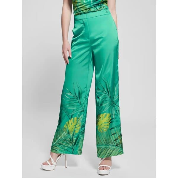 42b6740b3759d9f254efbbb9aaafc7db.jpg Γυναικείο Παντελόνι Floral Guess Brisilda Wide Leg Pant GUESS W3GB18WEX62 - Image 3