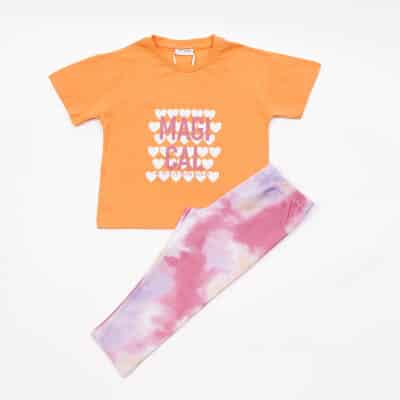 ΣΕΤ ΚΟΛΑΝ 3/4 ALLOVER/ΠΟΡΤΟΚΑΛΙ ΜΠΛΟΥΖΑ TRAX 43119