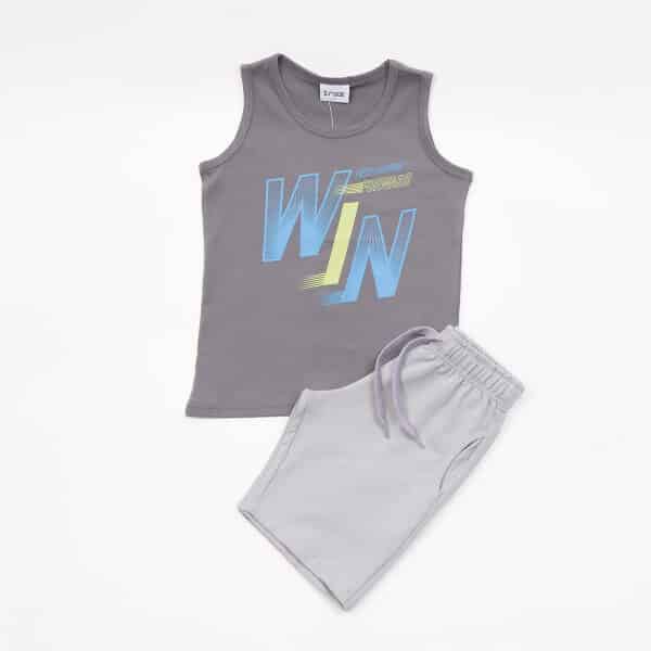 43309-2 ΠΑΙΔΙΚΟ ΣΕΤ ΓΙΑ ΑΓΟΡΙ ΓΚΡΙ ΒΕΡΜΟΥΔΑ/ΑΝΘΡΑΚΙ ΑΜΑΝΙΚΗ ΜΠΛΟΥΖΑ  TRAX 43309 - Image 1