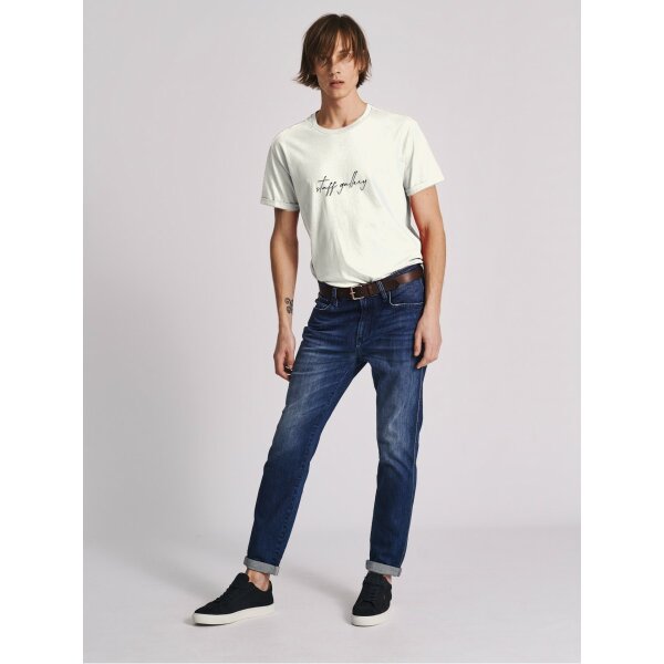 Ανδρική Μπλούζα STAFF 64-002.049 FOX Λευκό - Image 4