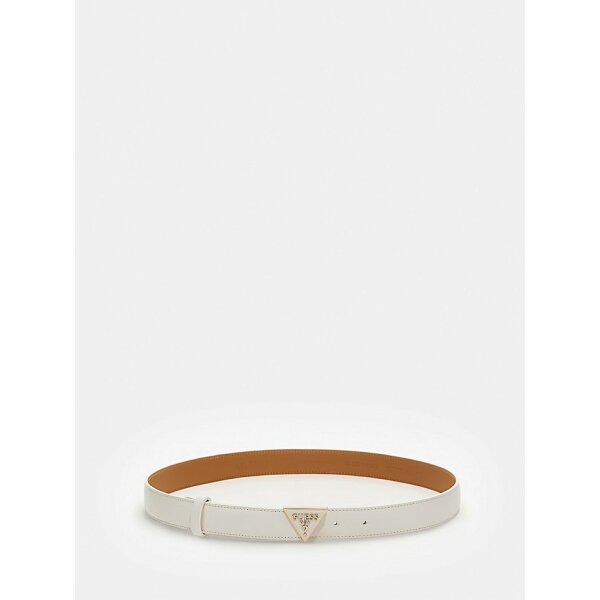 Guess Γυναικεία Ζώνη corina με τριγωνικό λογότυπο Λευκή BW7769VIN25-WHI - Image 2