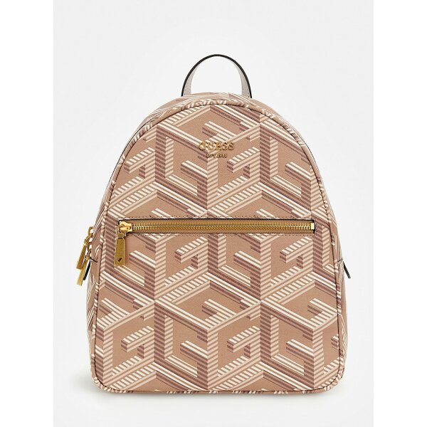 HWSA6995320-TPG Σακίδιο vikky με λογότυπο g cube Μπεζ  HWSA6995320 - Image 1