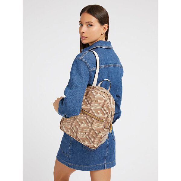 HWSA6995320-TPG-ALT1 Σακίδιο vikky με λογότυπο g cube Μπεζ  HWSA6995320 - Image 3