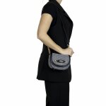 Γυναικεία Izzy Τσάντα Χιαστί Μαύρη Guess HWWB8654780-BLACK/NATURAL - Image 3