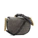 Γυναικεία Izzy Τσάντα Χιαστί Μαύρη Guess HWWB8654780-BLACK/NATURAL - Image 5