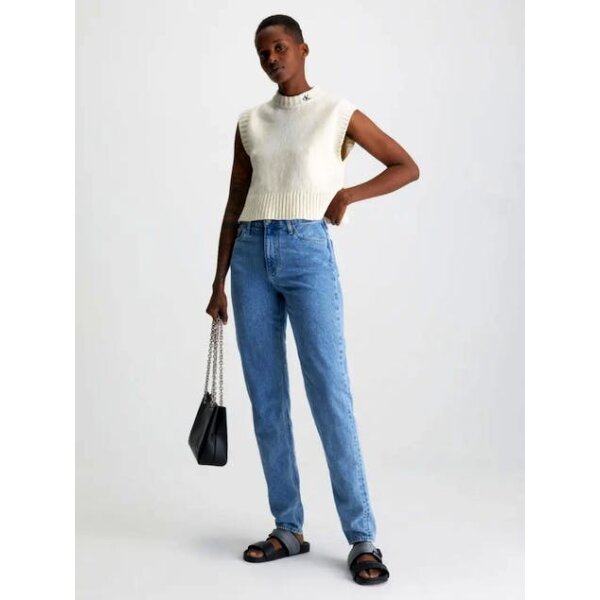 J20J221443-Calvin-Klein-MOM-JEAN-J20J221443-219613075 Γυναικείο Παντελόνι Mom Jean Calvin Klein J20J221443-1AA - Image 2