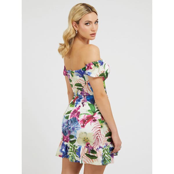 Γυναικείο Φόρεμα off-shoulder GUESS W3GK54WD8G2 - Image 3