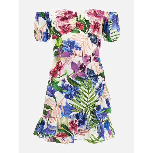 Γυναικείο Φόρεμα off-shoulder GUESS W3GK54WD8G2 - Image 4