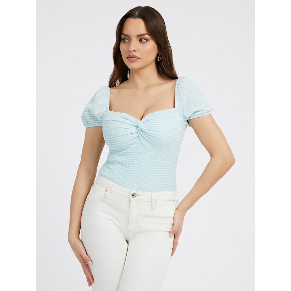 Γυναικείο Τοπ check gingham GUESS W3GP31KBPS0 - Image 1