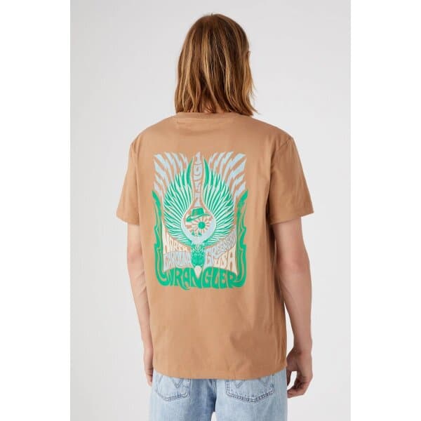 Ανδρική Μπλούζα WRANGLER W7BSEEH37 Καφέ - Image 2