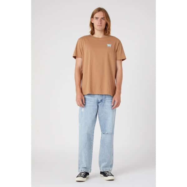 Ανδρική Μπλούζα WRANGLER W7BSEEH37 Καφέ - Image 4