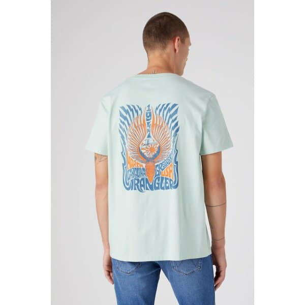 Ανδρική Μπλούζα WRANGLER W7BSEEX6U Γαλάζιο - Image 2