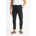 Ανδρικό Παντελόνι Λινό COZI JEANS 61-CAPUA 10 Μαύρο - Image 4