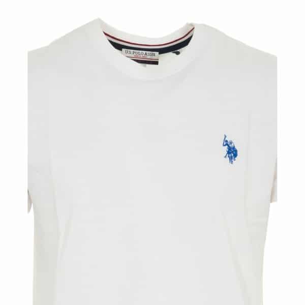 f4721-3 Ανδρική Μπλούζα Πικέ U.S.POLO ASSN 65281 43472 Λευκό - Image 3