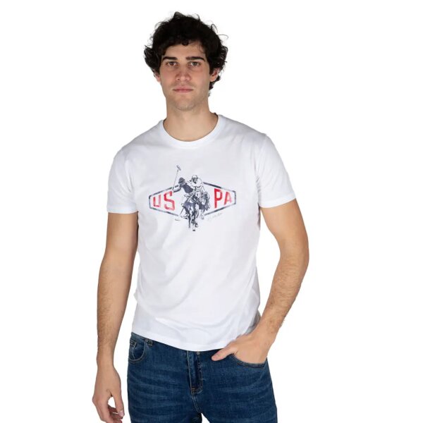 Ανδρική Μπλούζα U.S.POLO ASSN 65268 50313 Λευκό - Image 1