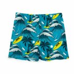 Παιδικό Μαγιό boxer "Surf Board" γαλάζιο Tortue S3-322-400
