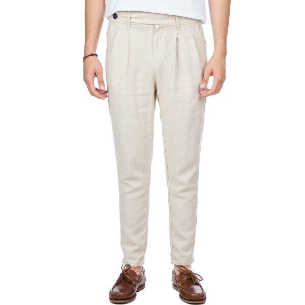 5209999233597.1 Ανδρικό Παντελόνι Λινό COZI JEANS 61-CAPUA 10 Μπεζ - Image 1