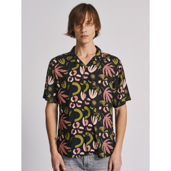 61-217.049.Ν0000-900x1200 Ανδρικό Πουκάμισο Κοντομάνικο STAFF Dorian 61-217.049 Μπλέ - Image 1