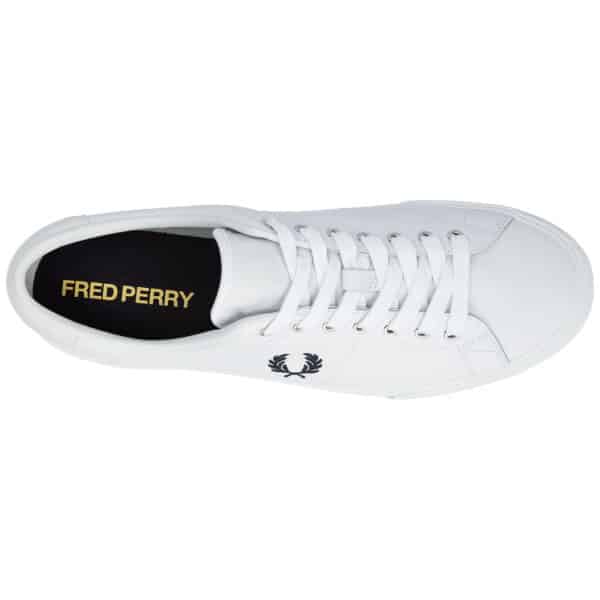 B9200white-02 Ανδρικό Παπούτσι FRED PERRY UNDERSPIN B9200 Λευκό - Image 2