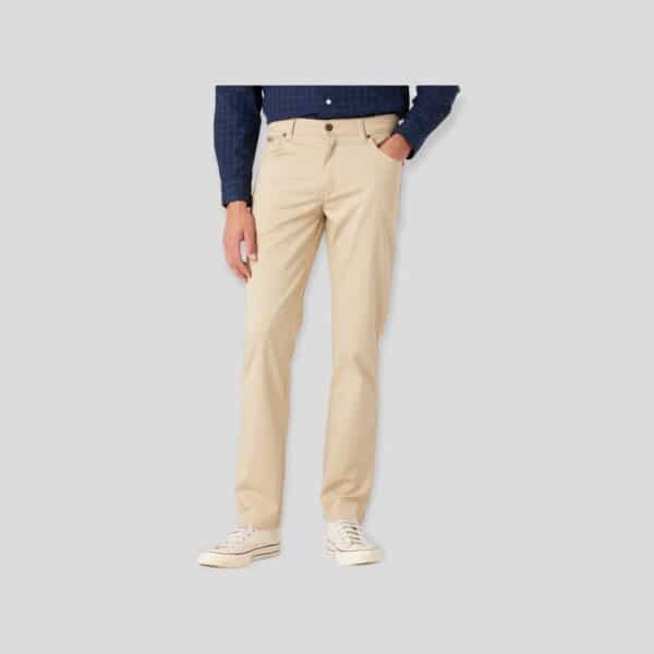 Ανδρικό Παντελόνι Wrangler Texas Slim W12SEA38V Μπέζ - Image 3