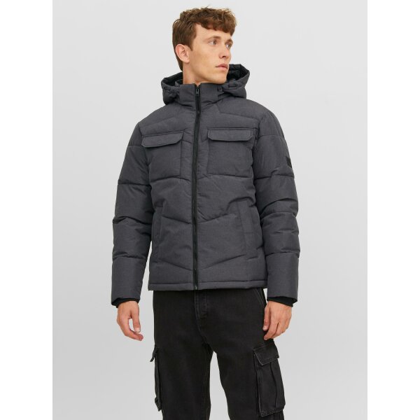 JACK&JONES_All-year_4227978_12236044 (3) Ανδρικό Μπουφάν Puffer JACK & JONES 12236044 Ανθρακί - Image 4