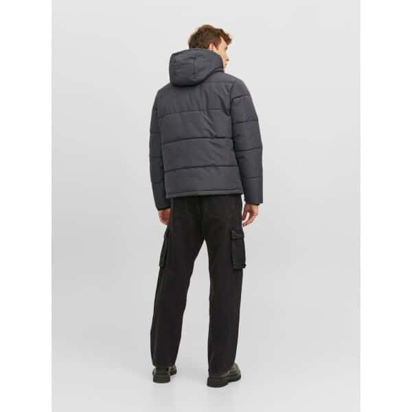 JACK&JONES_All-year_4227978_12236044 (4) Ανδρικό Μπουφάν Puffer JACK & JONES 12236044 Ανθρακί - Image 5