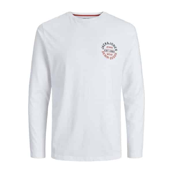 JACK&JONES_Autumnwinter_4233156_12235747 Ανδρική Μπλούζα JACK & JONES 12235747 Λευκό - Image 1