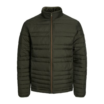 Ανδρικό Μπουφάν Puffer JACK & JONES 12236155 Χακί