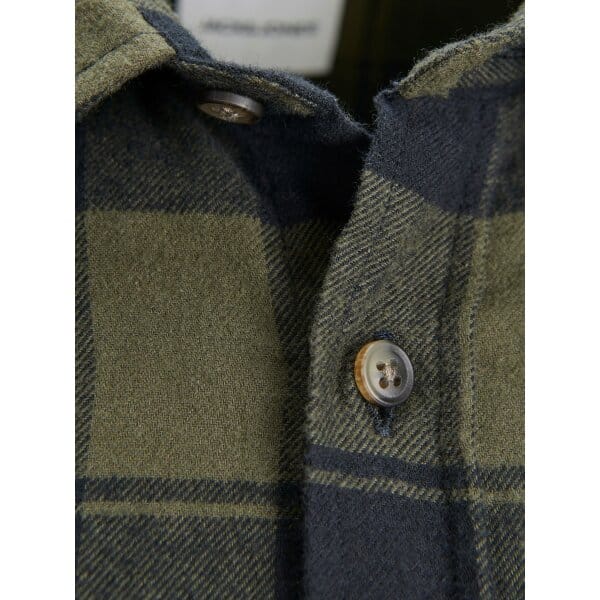 JACK&JONES_Autumnwinter_4235831_12236873 (1) Ανδρικό Πουκάμισο Φανέλα JACK & JONES 12236873 Μπλε Χακί - Image 2