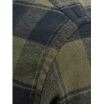 Ανδρικό Πουκάμισο Φανέλα JACK & JONES 12236873 Μπλε Χακί - Image 3