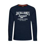 Ανδρική Μπλούζα JACK & JONES 12245273 Μπλέ