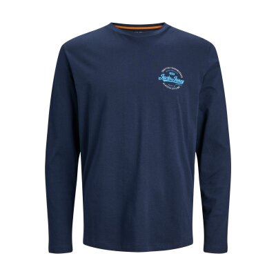 Ανδρική Μπλούζα JACK & JONES PLUS SIZE 12245501 Μπλε
