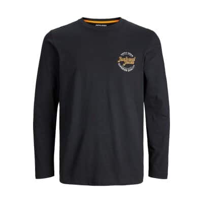 Ανδρική Μπλούζα JACK & JONES PLUS SIZE 12245501 Μαύρο