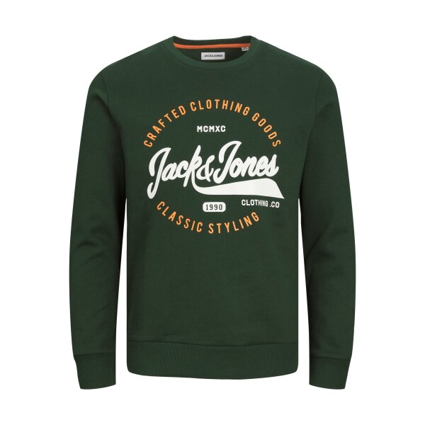 Ανδρική Φούτερ Λαιμόκοψη JACK & JONES 12236177 Πράσινο - Image 1